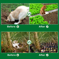 Alfombra Repelente De Gatos 2M/4M Para Jardín Con Espigas De Piquete Anticat Net Deterrente Para Mantener Gatos Perros Lejos De Rastrillar Subir Pet Supplies Negra Impermeable - details 4