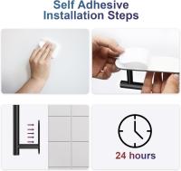 Toilet Roll Holder Self Adhesive, SUS 304 Stainless Steel Wall Mounted Toilet Paper Holder for Bathroom,Toilet, Kitchen,- No Drilling - details 3
