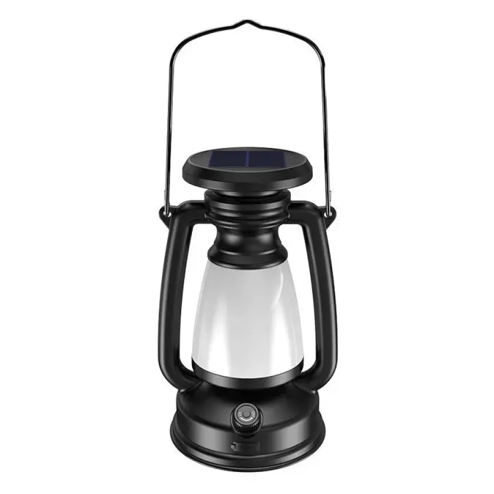 Lámpara De Camping Portátil Recargable Por USB Y Solario Con 3 Modos De Iluminación Luz De Tent Para Exteriores Colgante - 1