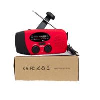 Radio de manivela Negra con Celda solar, Batería interna y externa de 2000 mAh. Radio de Emergencia (apta para uso en Exteriores, Cortes de Energía de Emergencia) - details 6