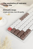 Teclado Mecánico EWEADN MK68 Inalámbrico 3 Modos Bluetooth Mini Silentio 68 Teclas Keycaps PBT Set De Teclado Y Ratón Para Oficina Y Gaming Regalos Para PC - details 3