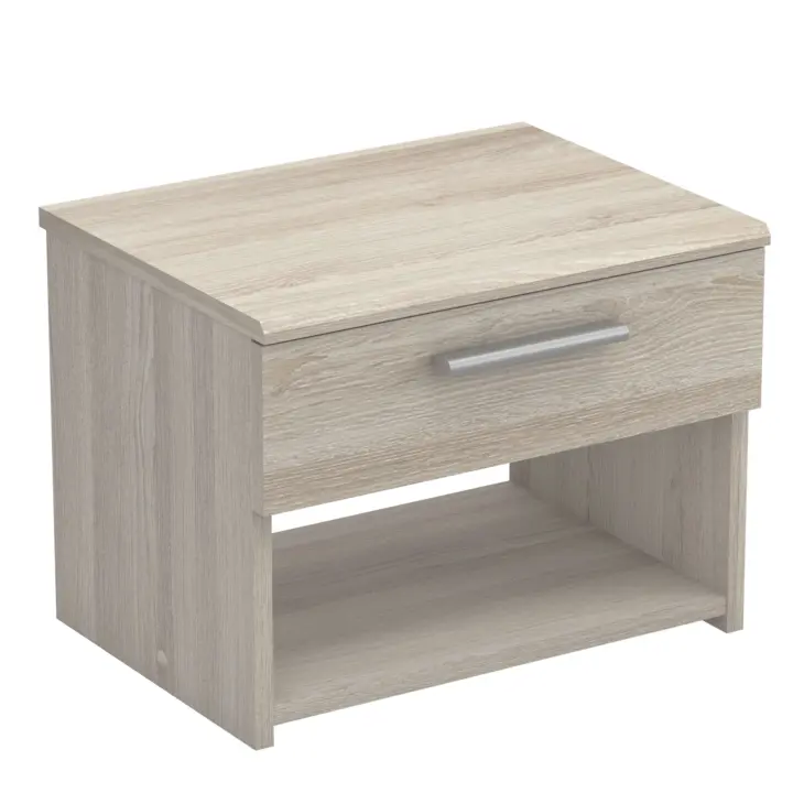 Mesita de Noche Prins Roble Shannon 32x43x32cm Dormitorio - 1