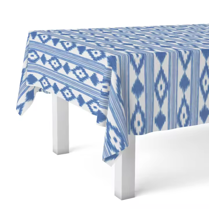 Mantel Hule MALLORCA de Valentia Home | Estampado Antimanchas | Repelente de Agua | Protección Duradera | Varios Tamaños y 10 colores | Estampado Lenguas Mallorquinas - 1