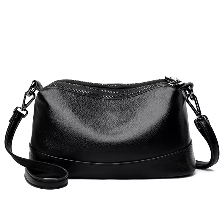 Bolso de Piel Autentica para Mujer, Bandolera de diseño, marca de lujo - 1
