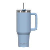 Taza Termo De Acero Inoxidable Watersy 40oz/1200ml Con Asa Y Tapón De Pajita Gran Capacidad Para Mantener Café Y Cerveza Frío Aislamiento Térmico Portátil - details 15