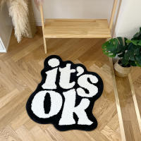 Alfombra Suave De Peluche Hecha a Mano Para Sala Dormitorio Decoración De Habitación Regalo De Bienvenida 100% Poliéster Lavable Mecánicamente - details 3