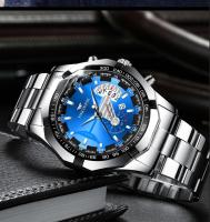 Reloj De Lujo Para Hombre 2024 Marca Top Fashion Casual Militar De Cuarzo Deportivo Resistantes Al Agua Y Al Choque Con Bandeja De Acero Inoxidable Relogio Masculino - details 14