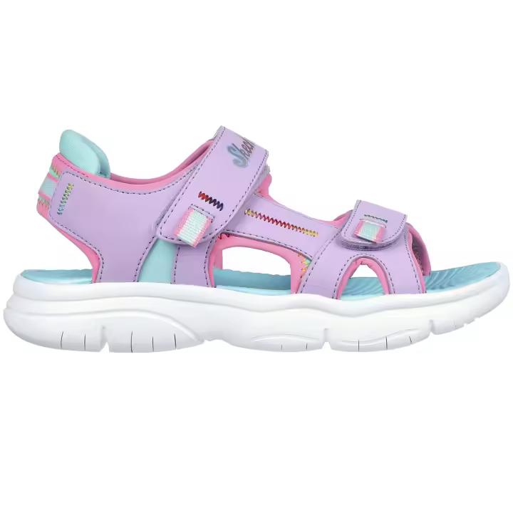 Chancletas Skechers modelo Flex Splash en color Rosa - 1