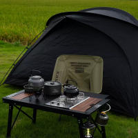 2Pcs Tabla De Camping Multifuncional Unitaria Portátil Tablero De Extensión Para Mesa De Camping IGT Tablero De Comida Para Exteriores Color Madera - details 3