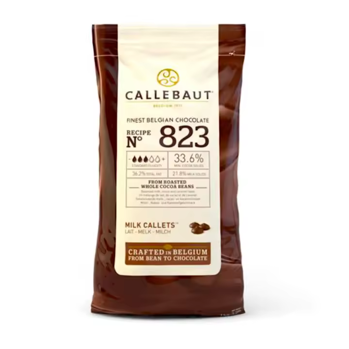 Callets de Chocolate con Leche Callebaut 1 Kg - Fusionan Entre Sí - 1