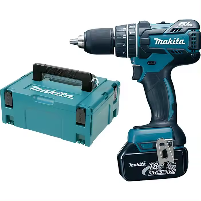 Makita Taladro Combinado DHP480RTJ 18V 2 Baterías 5AH - 1