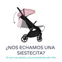 Ms - Silla de Paseo iWalk Autofolding | Carrito Bebe ligero desde Nacimiento hasta 48 meses o 22 kg | Botón Plegado rápido, Amortiguadores, Capota XXL Hidrófoba, ruedas grandes y reclinación máxima - details 2