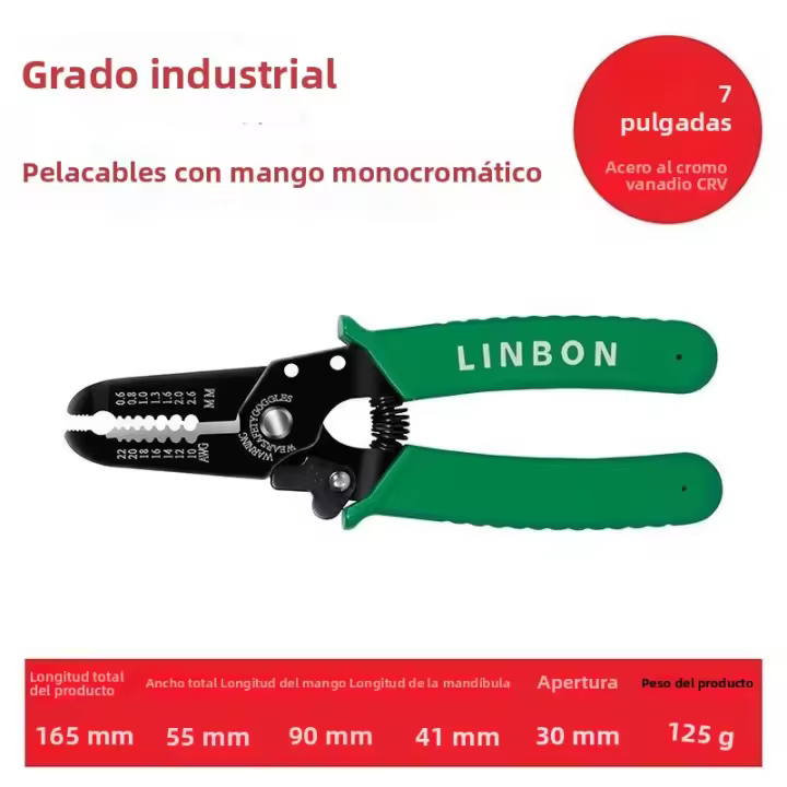 Alicates De Despeje Y Corta Cables Multifuncionales LINBON Herramienta De Reparación Con Función De Amartillado Para Electrónica - 1