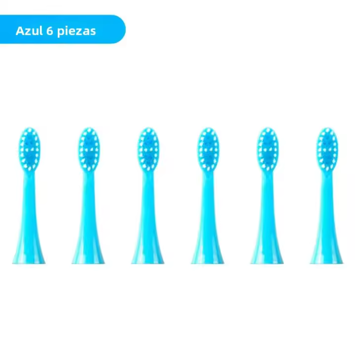 Cepillo De Dientes Eléctrico Para Niños Con Sonido Y Dibujos Animados Recargable Por USB Suave Impermeable Con Cabeza De Reemplazo - 1