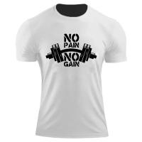 Camiseta Para Hombre 'No Pain No Gain' Estilo Harajuku Moda Y2K Camiseta Corta Transpirable Ligera De Secado Rápido Protección Solar Sostenible - details 1
