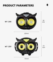 Linterna Frontal LiitoKala Owl LH-208 Recargable Con Batería AAA Ni MH Intercambiable Y Clip De Gorra Impermeable Para Actividades Al Aire Libre - details 3