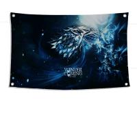 Bandera De Poliéster Stark Con Cuatro Agujeros Para Decoración Exterior Aesthetic Room Decor Material De Palo De Bambú - details 9