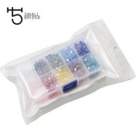 Kit De Cuentas De Vidrio Biconico Checo 3-4mm Para La Creación De Joyería Cuentas Facetas Claras Para Pulseras Y Collares DIY - details 6
