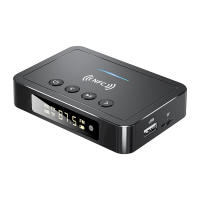 Pantalla Digital LED NFC con Bluetooth 5,0, transmisor y receptor de Audio de 3,5mm, AUX, RCA, Coaxial óptico, TF/u-disk, micrófono FM, adaptador inalámbrico - details 13