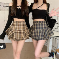 Falda Mini Tres Niveles Y2K Cintura Alta Tartán Volante Escocés Falda Skort Mujer Estilo Aesthetic Ropa Primavera Verano Otoño Invierno - details 23