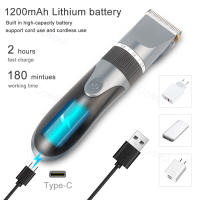 Cortadora De Pelo Eléctrica Para Barberos Cortadora De Pelo Para Hombres Adultos Y Niños Recargable Sin Cable Máquina Profesional De Corte De Pelo - details 8