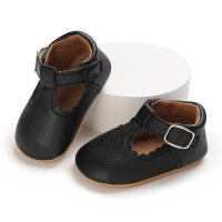 Zapatos Para Bebé Recién Nacidos Niñas Clásicos Corazón De Goma Antideslizante PU Vestido Primera Caminadora Zapatos De Cuna - details 49