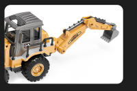Juguetes Para Niños Camión Miniatura De Aluminio Excavadora Bulldozer Y Grúa Modelo De Vehículo De Tierra Metal Juguete Educativo Para Niños - details 4