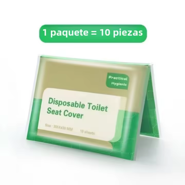 Cubiertas De Asiento Toilette Desechables 50/30/10PCS Viaje Camping Hotel Baño Degradable Impermeable Accesorios De Papel - 1