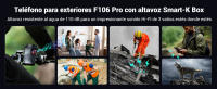 FOSSiBOT F106 Pro Teléfono Móvil Irrompible 2024, Android 14, Pantalla HD+ 6.58", 48MP+20MP Visión Nocturna, Batería Grande 12000mAh (30W), 15GB+256GB (1TB), Lámpara de Campamento 512LM Altavoz 110db - details 6