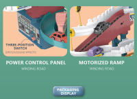 Juguete Interactivo De Dinosaurio Para Niños Coche De Ferrocarril Eléctrico Con Parking Y Aventura Juego De Construcción Mecánico Para Cerebro - details 32