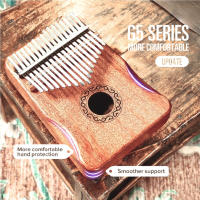 Miwayer Kalimba De Madera De Mahogany 17/21 Teclas Piano De Dedo Portátil Para Principiantes Regalo Para Niños Navidad - details 2