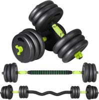 20-40kg de pesos ajustables y mancuernillas, con barra de enlace para Curl Dumbwells, con pesas de barra de Unión recta y mancuernillas, con pesas de agarre antideslizante - details 0