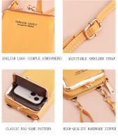 Bolso Bandolera Pequeño De Moda Para Mujer En Cuero Mate Mini Bolso De Hombro Mensajero Clutch Bolsa Para Teléfono Y Monedero Estilo Clásico - details 5
