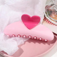 3 Pcs Accesorios De Peluquería Para San Valentín: Pinzas Para Cabello En Forma De Corazón Grandes Y Rosas Para Mujeres Fuerte Agarre Para Cabello Grueso - details 13