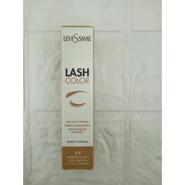 LEVISSIME LASH COLOR TINTE CEJAS Y PESTAÑAS MARRON CLARO 7-7 15ML - 1