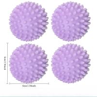 4Pcs Pelota De Secado Con PVC Reutilizable Para Lavandería Herramienta De Limpieza De Ropa En La Máquina De Secado Softener Fabricante - details 5