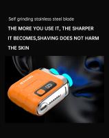 Afeitadora Eléctrica Portátil Para Hombres MINI Viaje Cabeza Magnética Flotante Doble Afeitadora De Barba Recargable Cuchilla Rotatoria Rasador Eléctrico - details 7