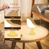 Lámpara De Lectura De Mesa Para Dormitorio Luz Nocturna Moderna Con Control Táctil Forma De Pájaro Creativa Protege El Sueño Tamaño Pequeño Herramienta Doméstica - details 4