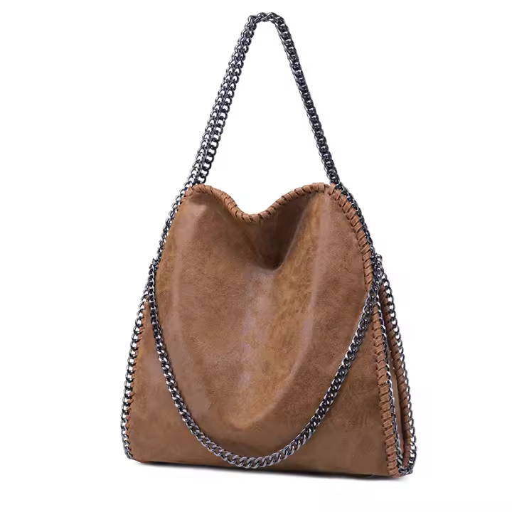 Bolso de mano de diseño de moda para mujer, bolso de mano informal con bolsillo, cadena portátil, bolso cruzado de hombro grande, regalo de cumpleaños - 1
