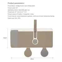 Calentador De Botella Para Bebé Portátil Con 3 Temperaturas Ajustables USB Calentador De Leche Para Viaje En Coche Seguro Y Ecológico Tamaño Medio - details 43