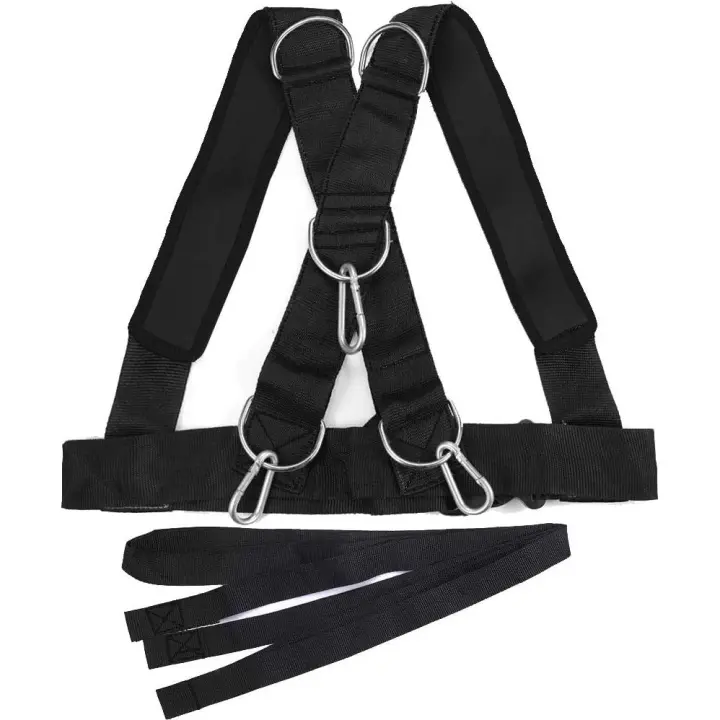 Kit de cuerda de resistencia para entrenamiento deportivo que mejora la velocidad, la resistencia y la fuerza, color negro - 1