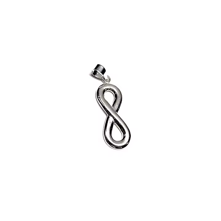 Inmaculada Romero - Colgante Plata Ley 925m Símbolo Infinito Unisex - 1