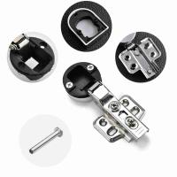 2Pcs Juego De Bisagras Para Puerta De Vidrio 26mm Para Armario De Vino Y Mostrador Bisagra De Amortiguación Y No Bisagra - details 7