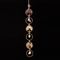 Colgante De Soñador Siete Anillos Colgante De Sol De Cristal Colorido Arcoíris Decoración Para Ventana Interior Coche Jardín Regalo - details 6