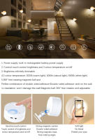 Lámpara De Pared LED Con Control Remoto De 3 Colores Luz Nocturna Ajustable En Ángulo Magnética Para Habitación Y Cama - details 1
