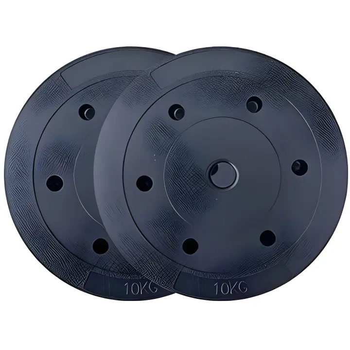 PERPETUAL Discos Pesas 1KG/1.25KG/1.5KG/2KG/2.5KG/3KG/5KG (2 Unidades) Agujero 25mm Piezas Sueltas Musculación Mancuernas Barra Peso Libre Fitness Deporte Bodybuilding Compatibles Grandes Marcas - 1