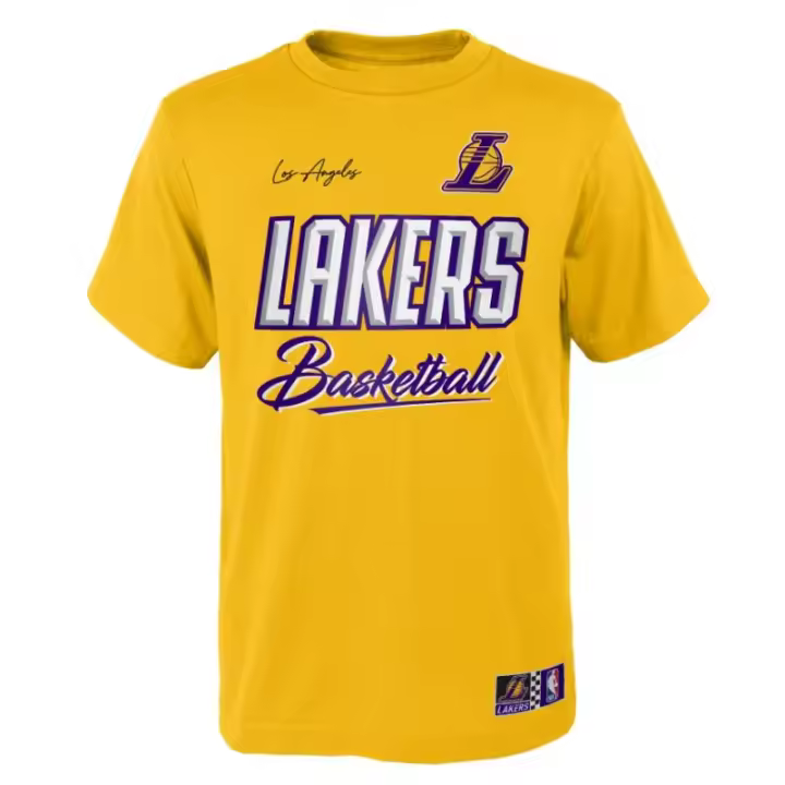 Camiseta Los Angeles Lakers Court Track Outerstuff - Junior Away - 1