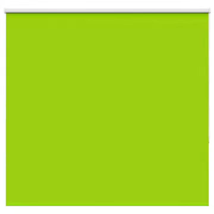 vidaXL Estor Enrollable Opaco hojas verde 145x130cm Tela Ancho 141,6cm - 1