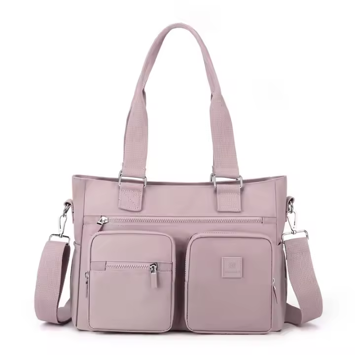 Bolso de tela de Nailon para Mujer, Bolsa de gran capacidad, Con múltiples bolsos, informal, a la moda - 1