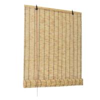 STARLEY-Estor enrollable efecto bambú,Persiana enrollable de bambú,Cortinas Opacas Transpirables Persiana Enrollable Para Ventanas,adecuadas para interiores y exteriores,variedad de medidas - details 0